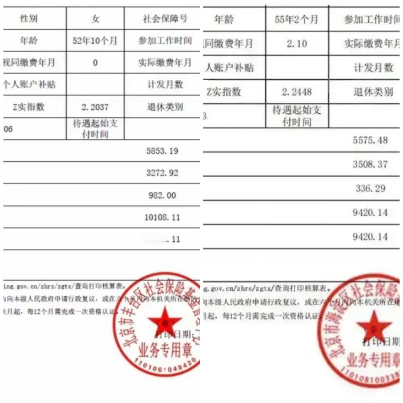 视同工龄2.83年的友友过渡性养老金是336.29元，而视同工龄为0年的友友却是