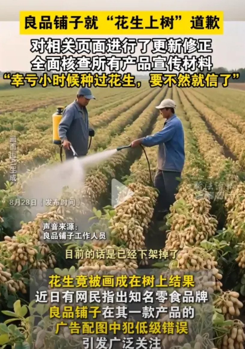 良品铺子就“花生上树”道歉,这样奇葩的事为何能够在当今发生，几个问题可否解答？