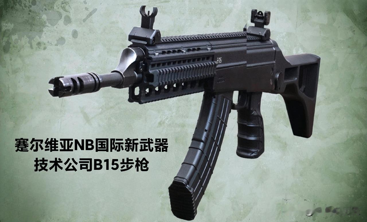 蹇尔维亚NB国际新武器技术公司B15步枪要说这款塞尔维亚B15突击枪，那可是A