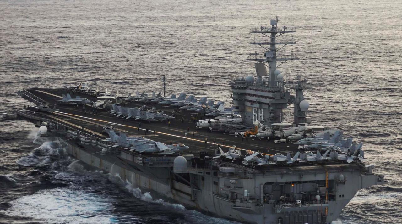 美海军尼米兹号航母打击群加速前往中东，英国又宣布向中东增派战斗机，法国估计很快也