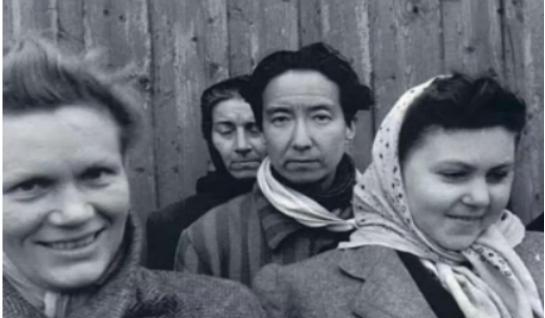 1945年，一群难民从德国纳粹集中营中走出来，其中，一个中国面孔的女人格外显眼，