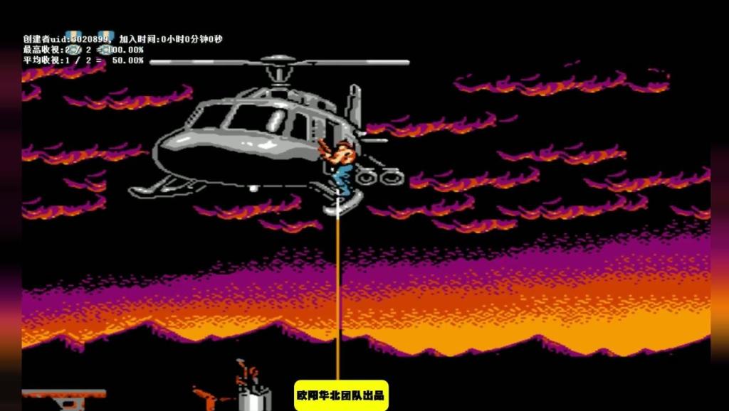 [二佬解说]FC超级魂斗罗 实战白弹一命通关_土