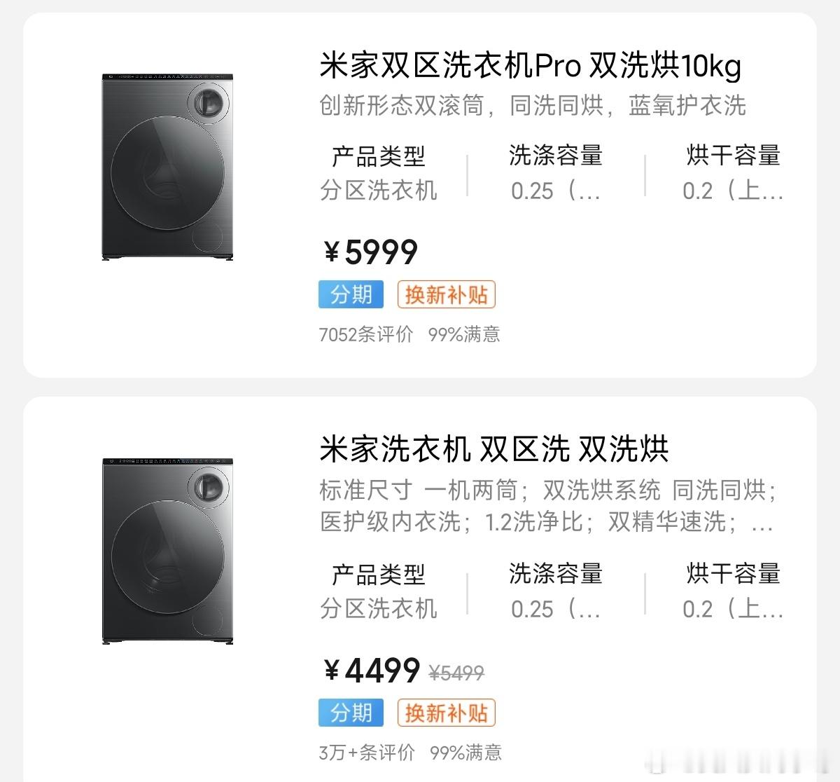 啊哈！！继米家双区洗和双区洗衣机pro10kg两个爆款发布之后，小米的首款【三