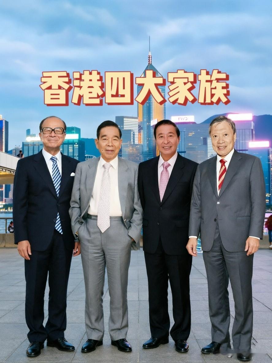 在香港，有一个说法——香港中环的每寸地价里，都藏着这四大家族的暗战史香港四大