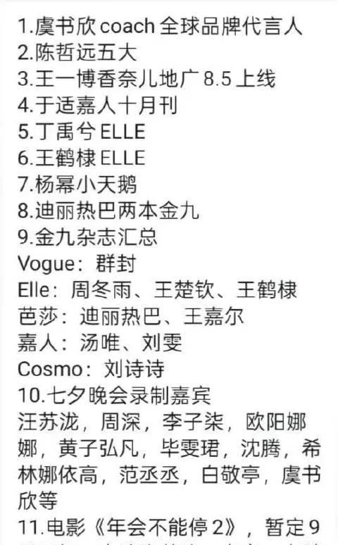 娱乐圈大事件！明星动态全知晓明星新动态来袭！虞书欣成coach全球代言人，陈哲
