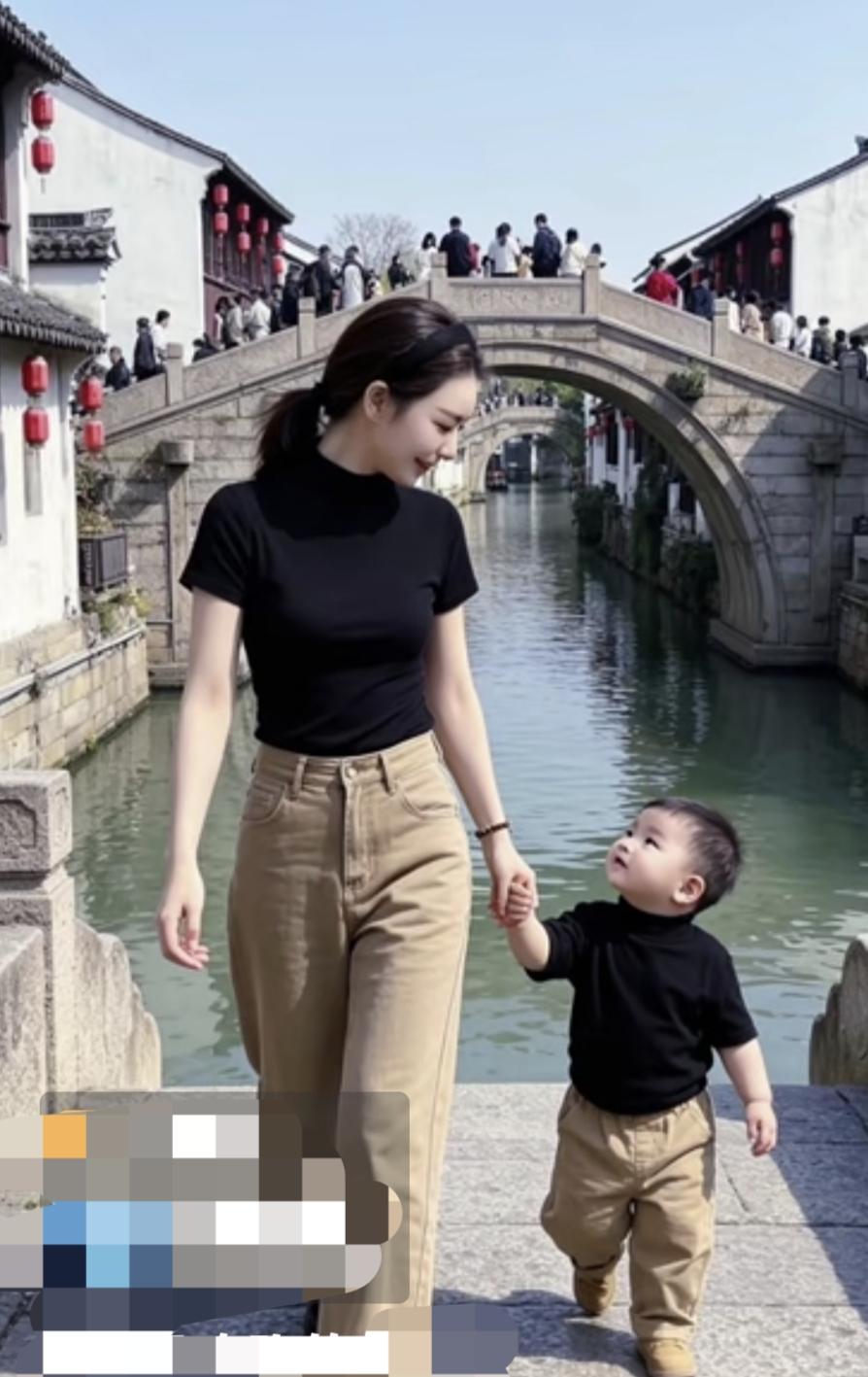 这虽然是Aⅰ生成，但马筱梅也正在这么实践，过几天她就会晒母子俩的照片出来博流量。