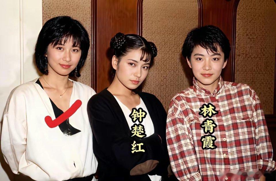 居然有人敢说林青霞丑？还觉得旁边那个白衣服的短发姑娘，比她好看多了。事情是这样