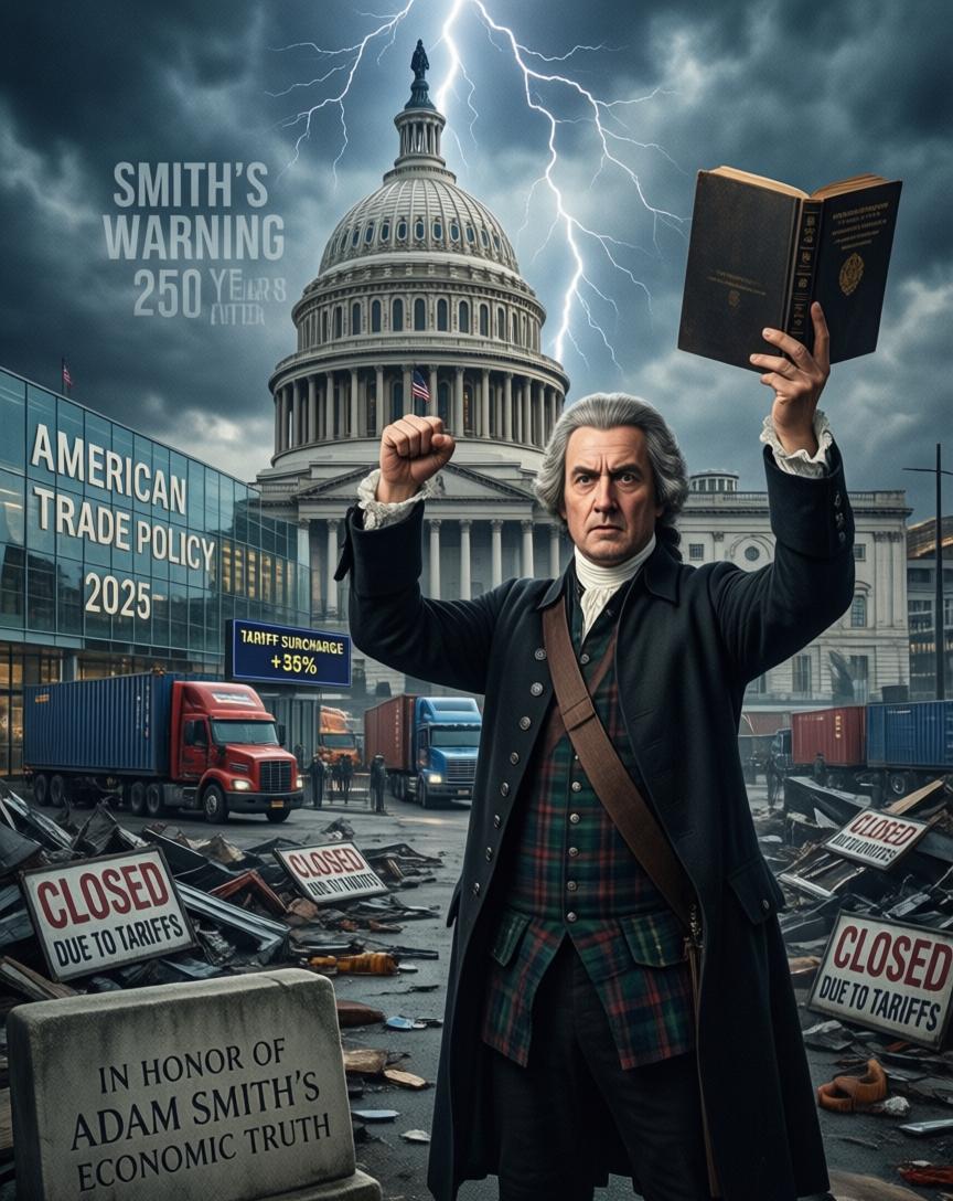 这年头，连两百多年前去世的经济学家都能被请出来打脸。《国富论》写了快250年