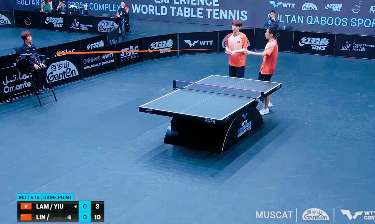 突发！林诗栋/黄友政不是10:3领先吗？怎么突然变成9:4了？我看香港队的