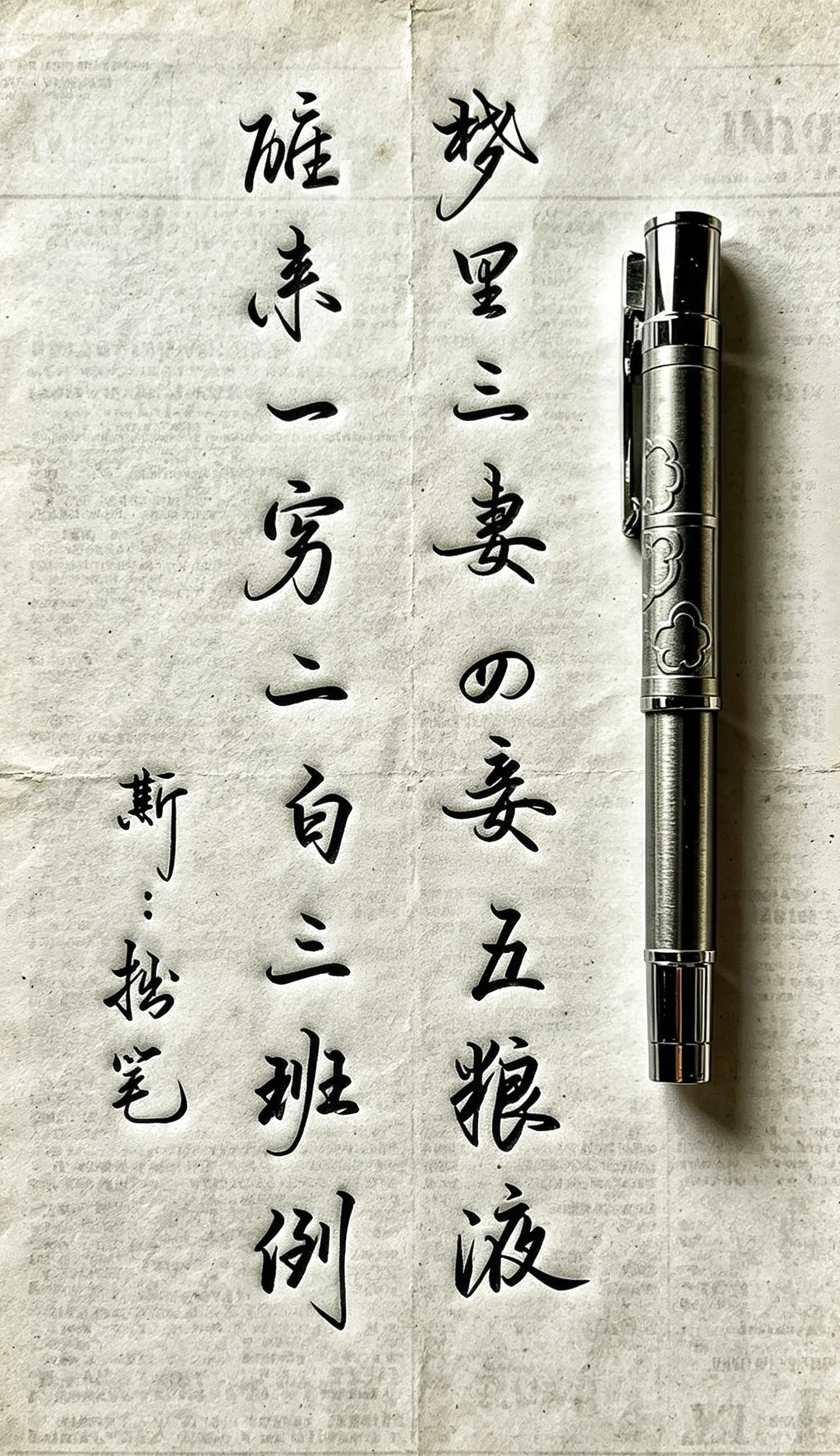 手写 硬笔 对联 写字是一种乐趣 写字是一种生活