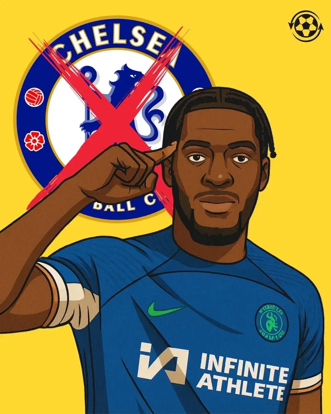 切尔西后卫阿克塞尔·迪萨西预计将在明年一月离队，尽管他近期已完全恢复健康。由于被