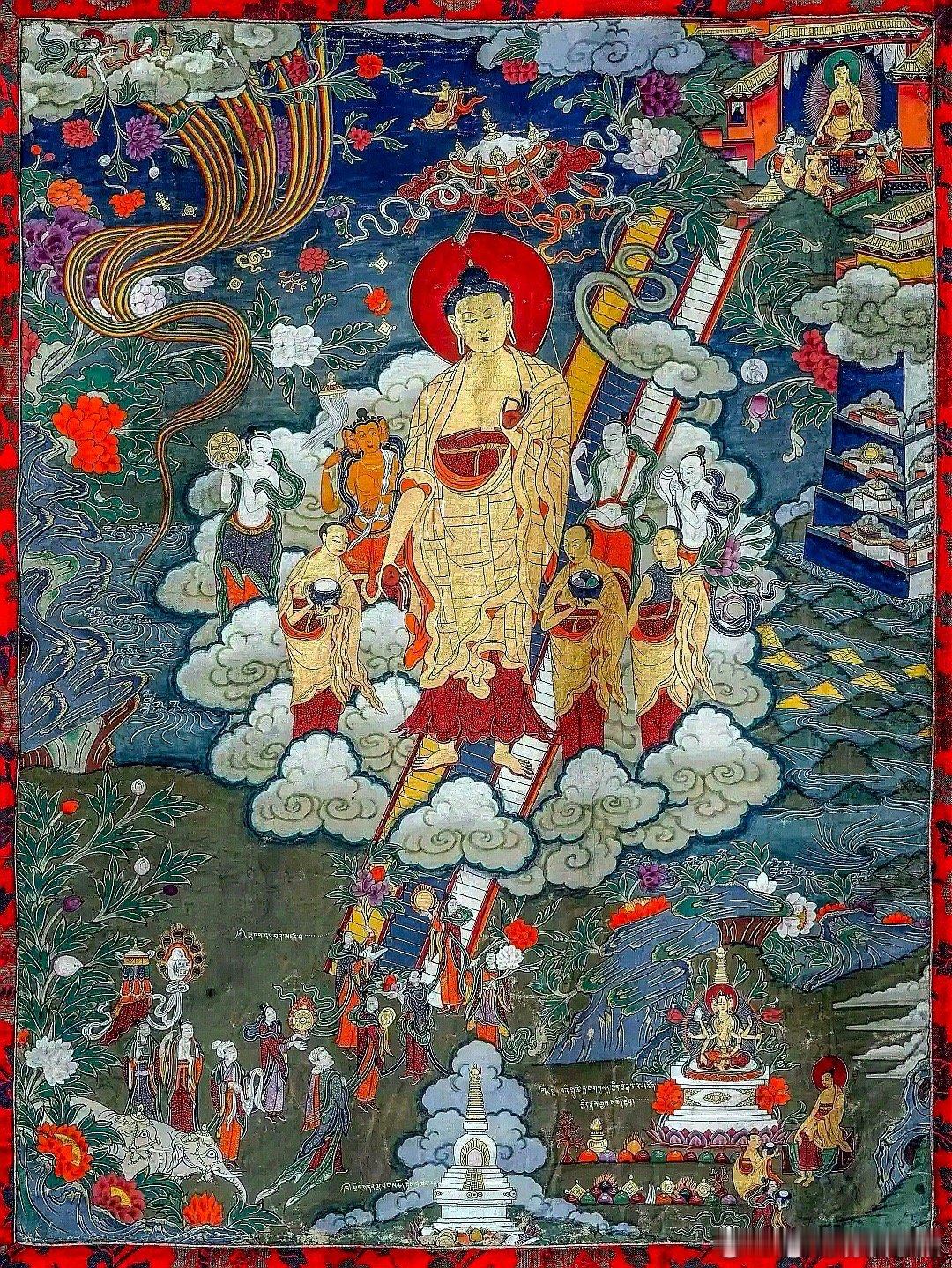 藏历九月初一是天降月开始，此月是为纪念释迦牟尼佛来到三十三天界为母说法，是佛教中