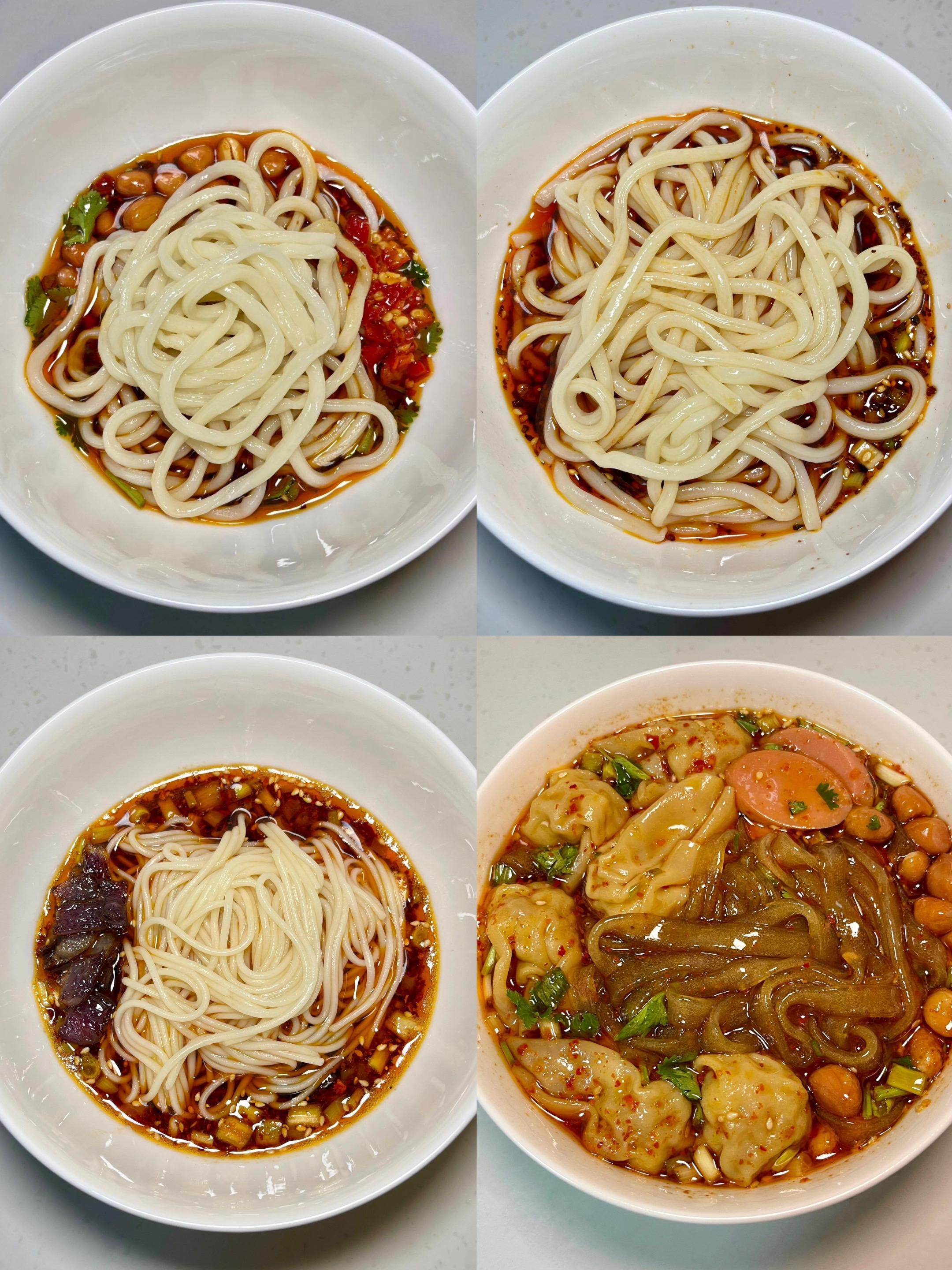 一个月不重样的4种面条做法，最后一种好吃到转圈圈