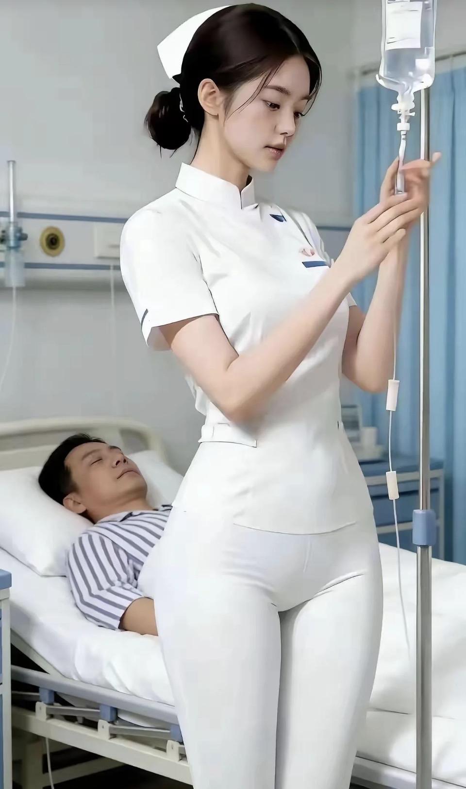 清晨的阳光透过病房的玻璃窗，在地板上投下柔和的光斑。林晓站在输液架旁，指尖轻调输