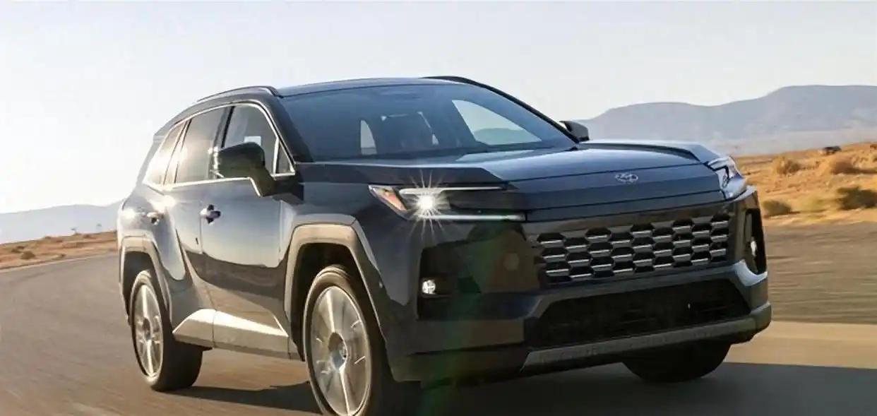 2026款RAV4第一眼瞅过去，就不像辆“安分”的家用车。车头那个新设计，官方叫