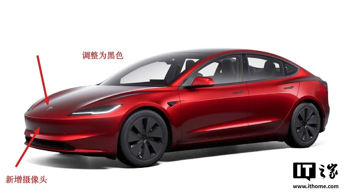 【23.55万元起2025款改款特斯拉Model3上市：前后车标黑化