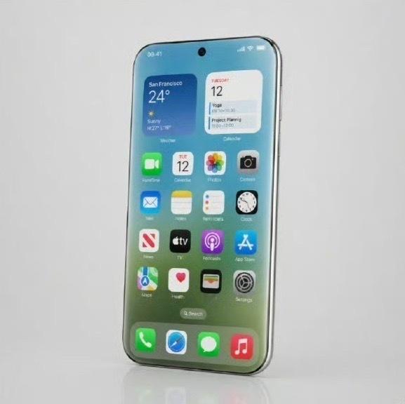 20周年版iPhone曝光网传跳过19代，直接上20周年版，用的是四曲面设计，