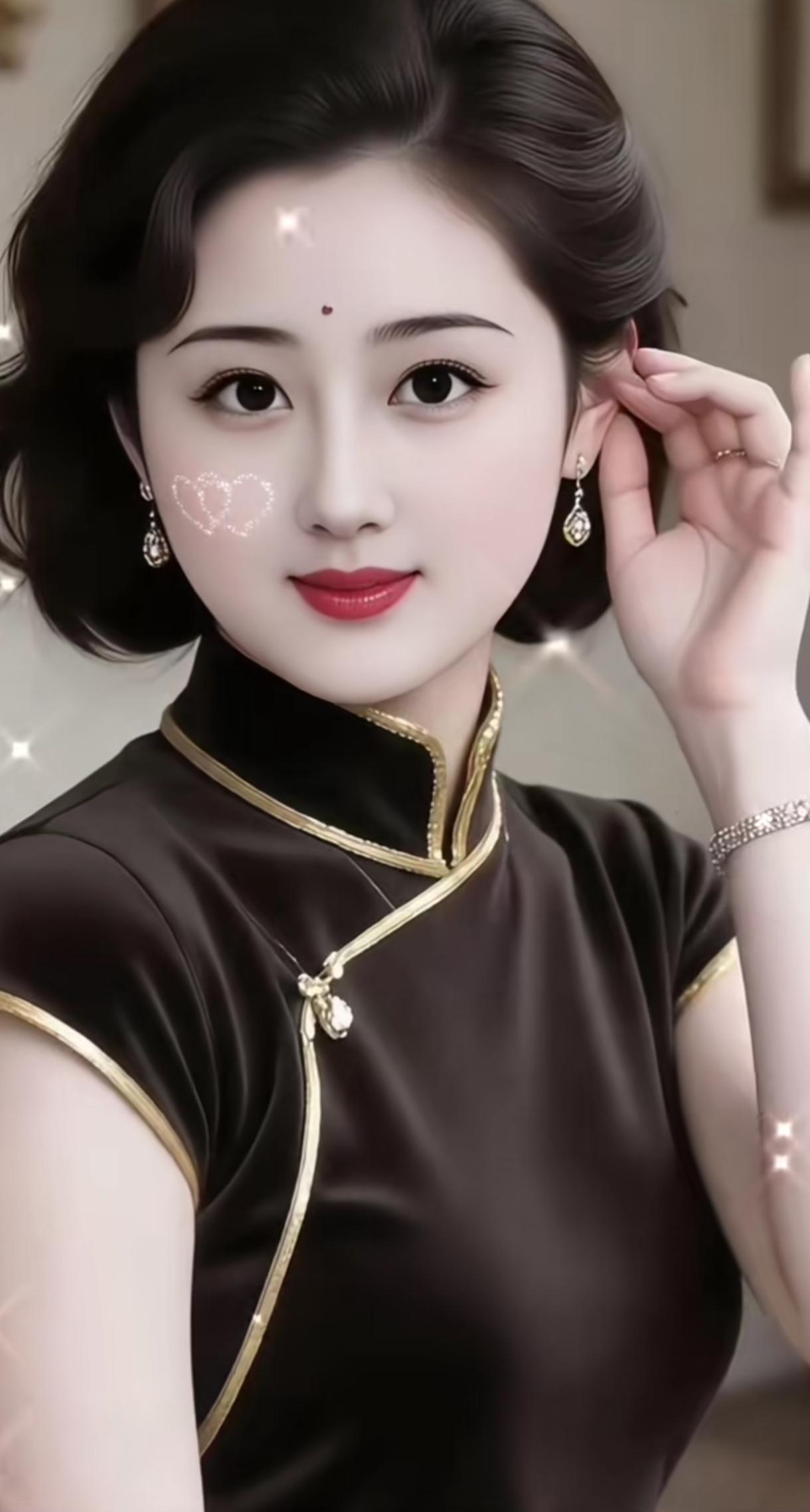 优雅复古风，精致旗袍穿搭，尽显东方韵味！💄👗✨时尚穿搭之美少女美照分享江南