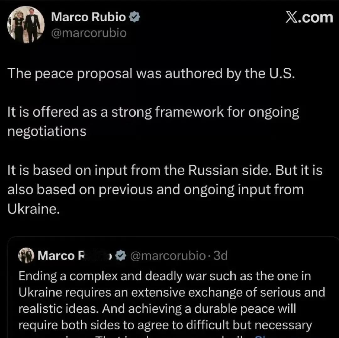 就在刚刚。美国参议员马可·鲁比奥突然宣布了。据其社交账号内容，他称所谓“2