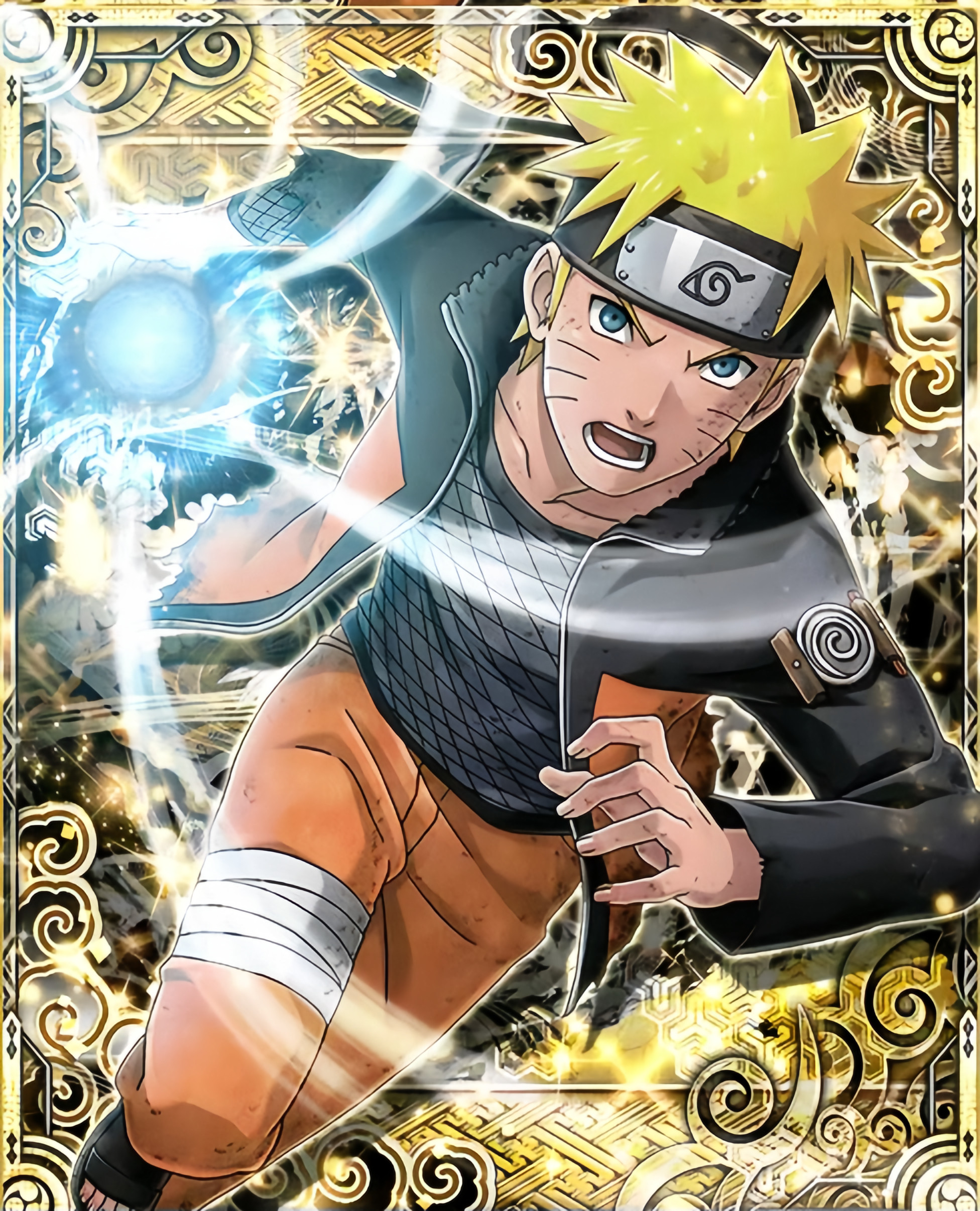 火影忍者『疾风乱舞』插图分享高清修复整理了一组16鸣非常的帅气火影忍者漩涡鸣