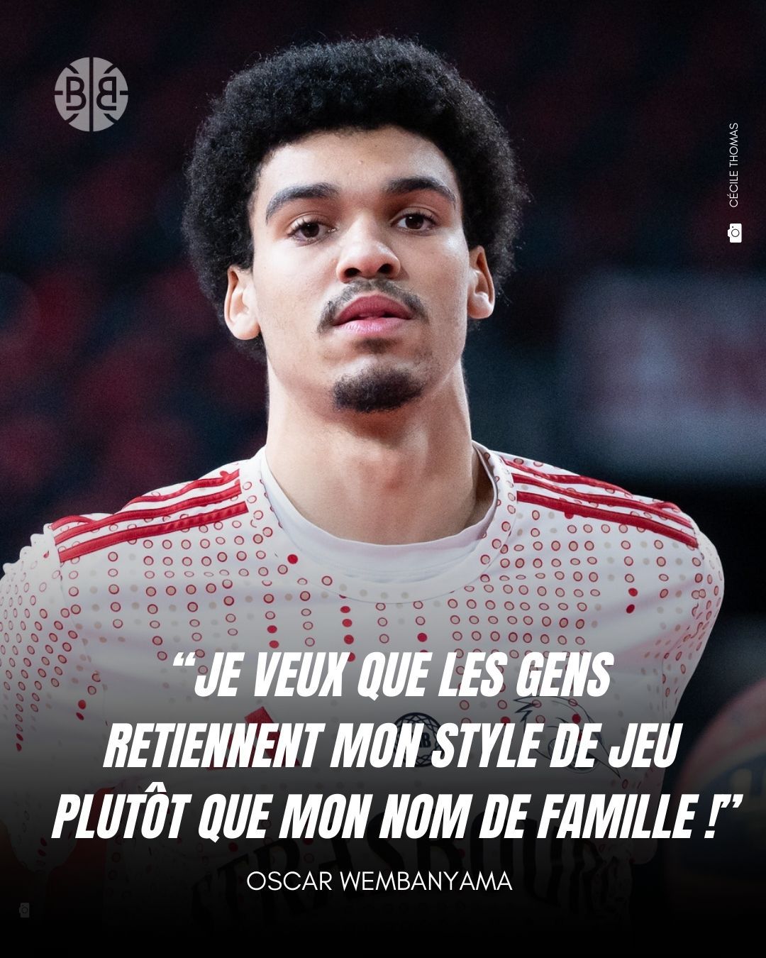 文班亚马18岁的弟弟奥斯卡·文班亚马表示，他“痴迷于NBA，这就是我的目标”。关