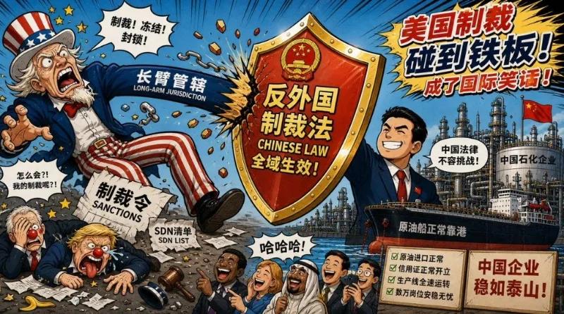 怪不得那些一向唯美是从的跨国公司集体噤声：中国首发阻断禁令，竟在一夜之间，彻底颠