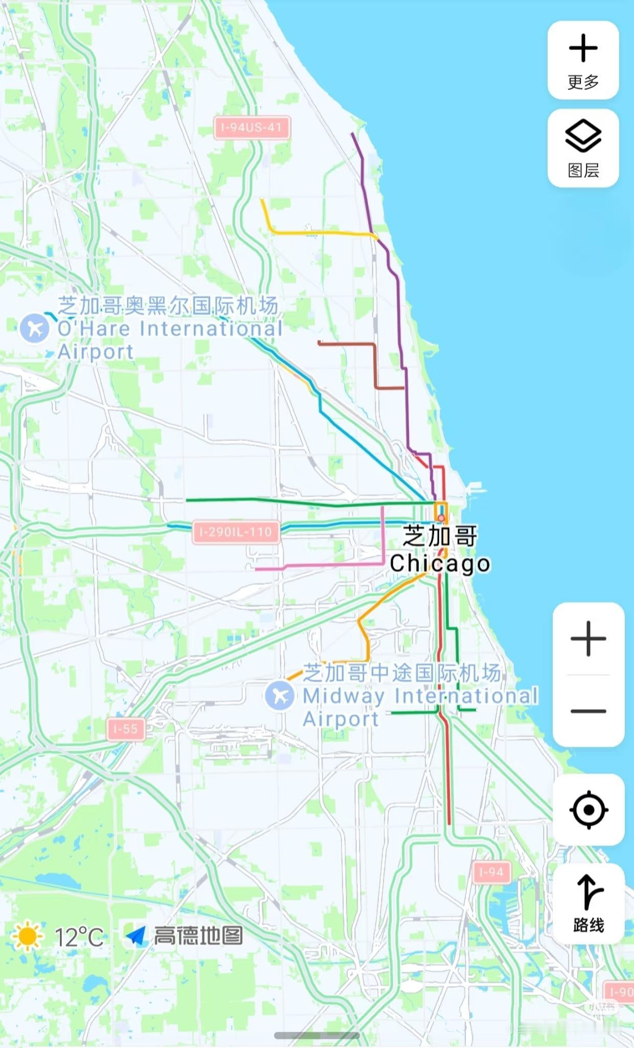 国内地铁和芝加哥地铁对比，感觉国内最牛[呲牙笑][呲牙笑]