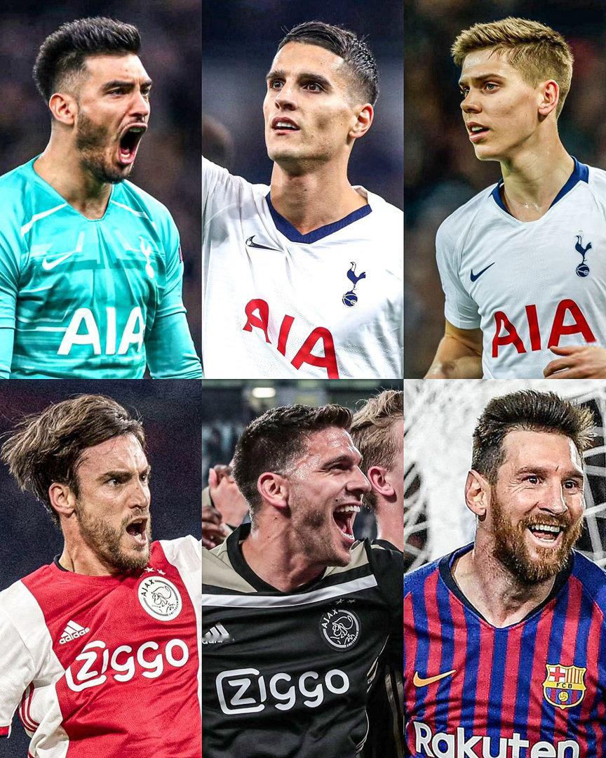 🔙上一次有6名阿根廷球员同时出现在欧冠半决赛中还是在2019年：🇦🇷保