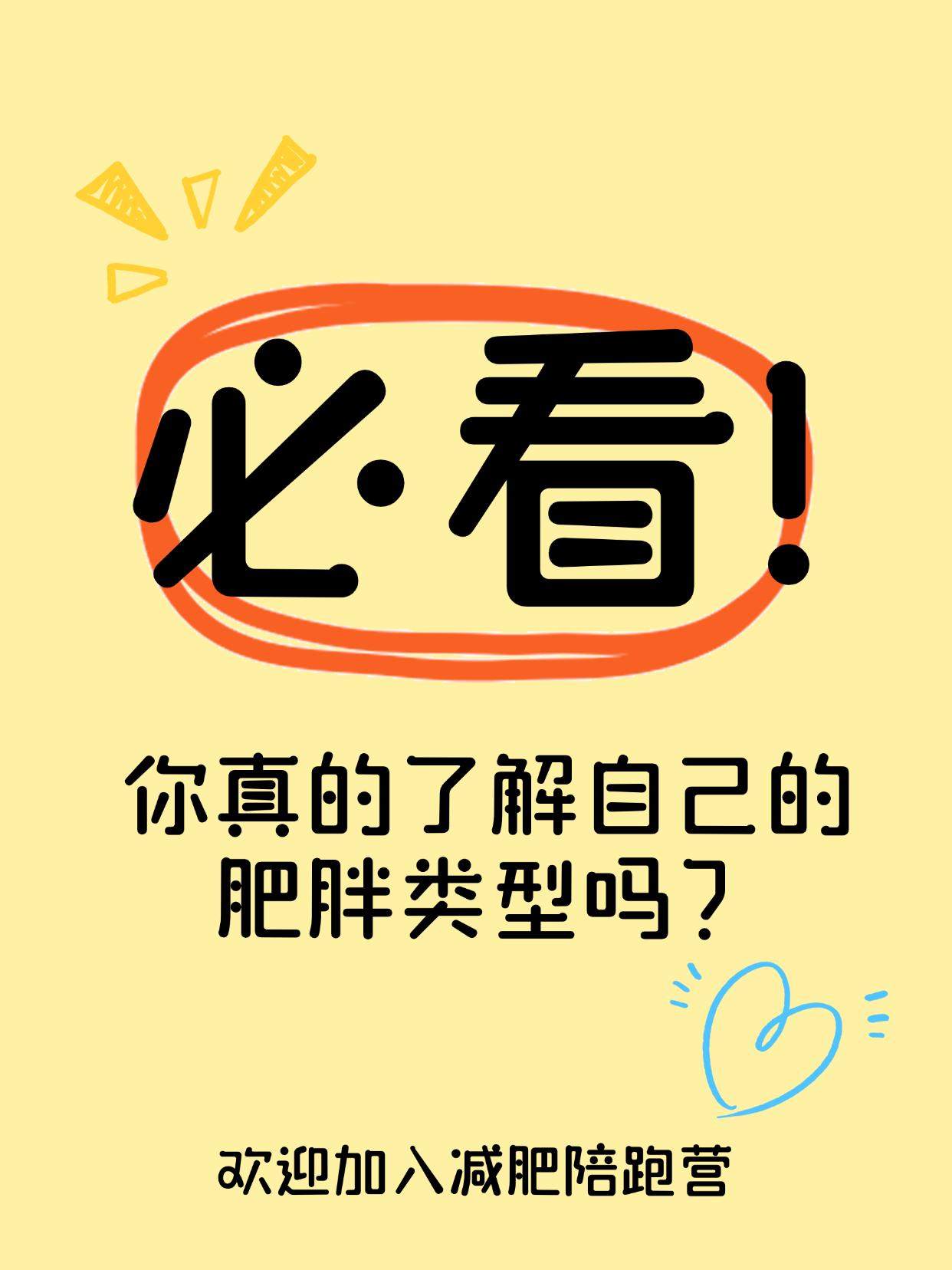 你真的了解自己的肥胖类型吗？想减肥先搞清楚你是哪种胖！有人胖在肚子、有人胖在