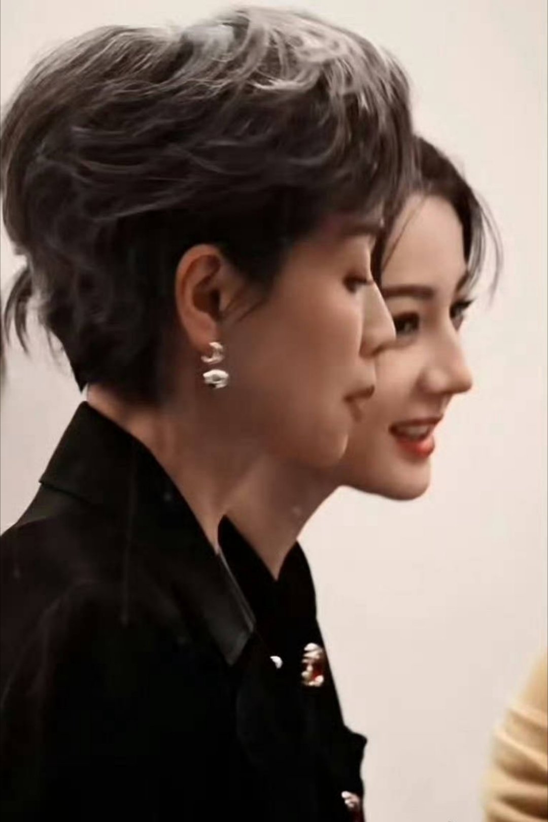 叶童迪丽热巴穿prada的女王这俩人真的太权威了一张脸出现另一张的瞬间，惊