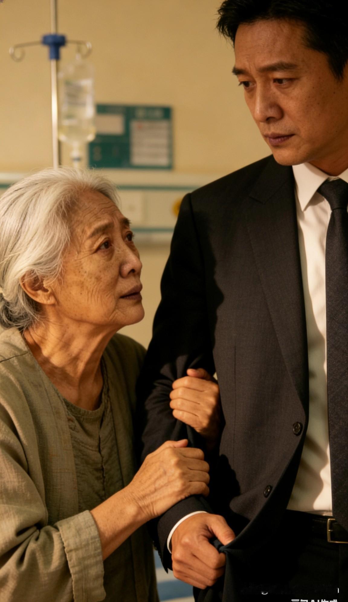 一瞬间，突然发现父母变成了需要你照顾的“孩子”！看了个视频，一位母亲独自靠在