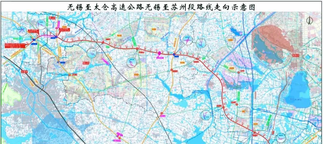 苏州、无锡两大经济体之间即将开建一条全新高速公路，进一步分担沪