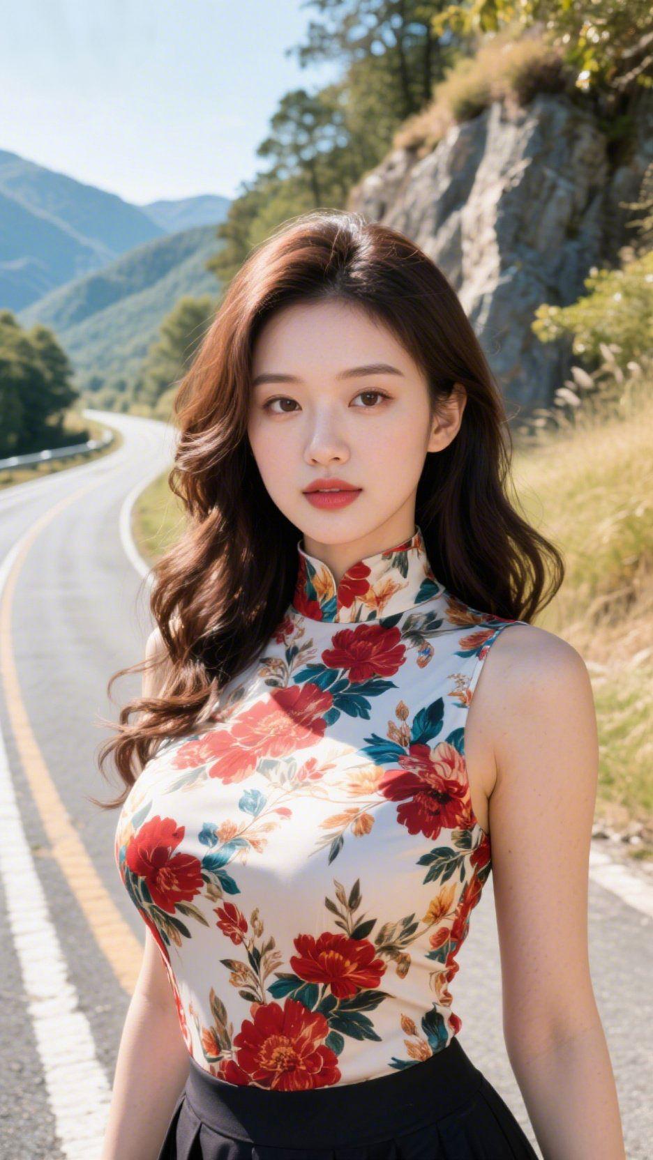 山径晴光行晴空湛湛净无埃远嶂连绵向晓开青峰叠翠连云起峻岭横空接汉来