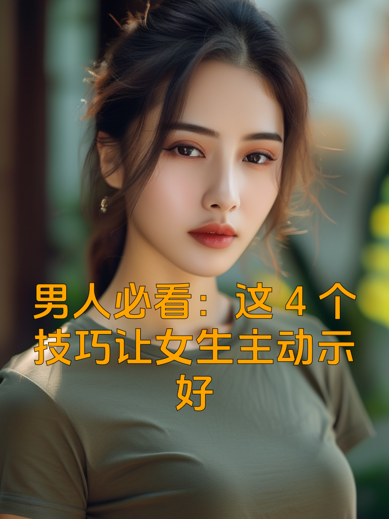 男人必看：这4个技巧让女生主动示好