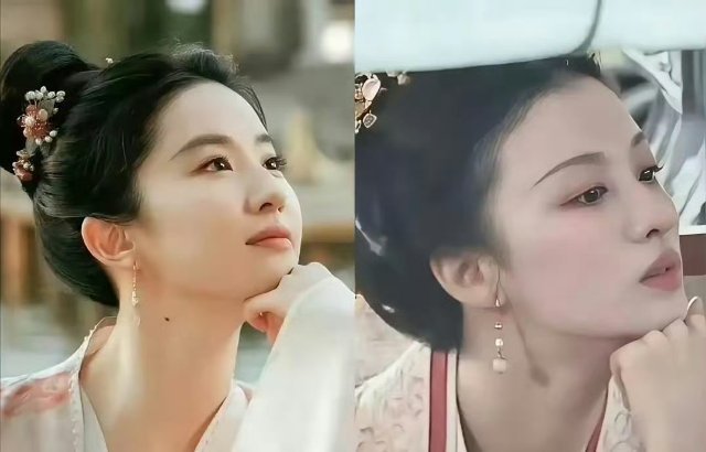 王楚然一度被认为是刘亦菲接班人，但是没有对比就没有伤害。