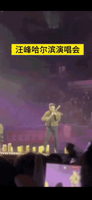 汪峰的哈尔滨演唱会,看着真不像演出,更像彩排。台下那点观众,像被临时喊来的伴唱团