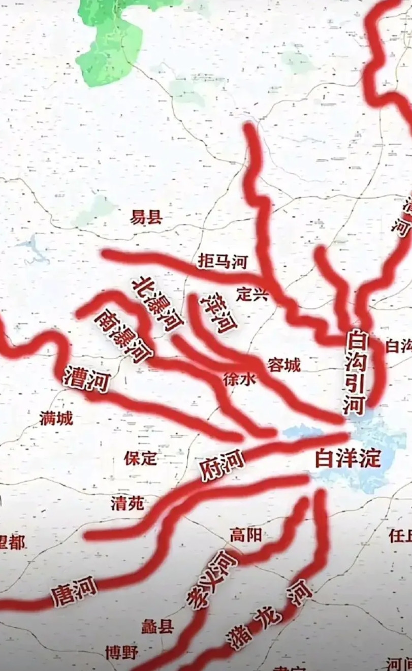 现在涿州等地为啥总被淹？十多条河流汇聚白洋淀，白洋淀是华北之肾，是湿地湖泊，起着