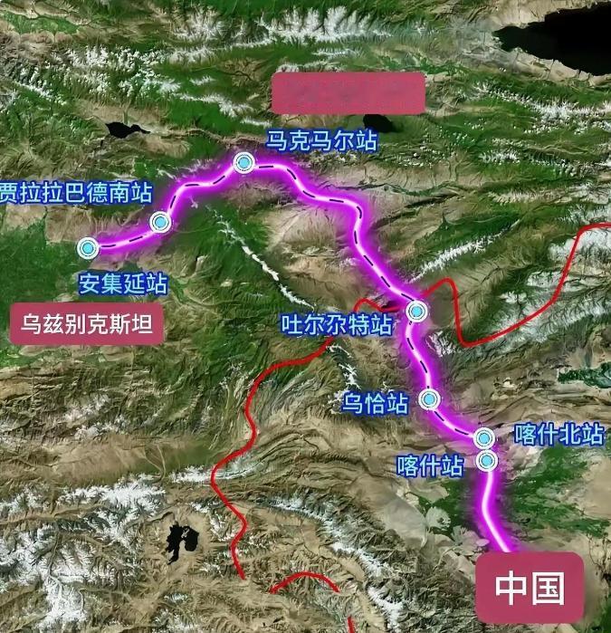 后悔也晚了！中吉乌铁路开工一年，普京1520宽轨被吉乌结盟踢出局。一条还在挖