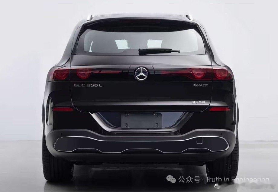 奔驰纯电GLC参数曝光2月11日，奔驰纯电GLC350L进入工信部减免购置税