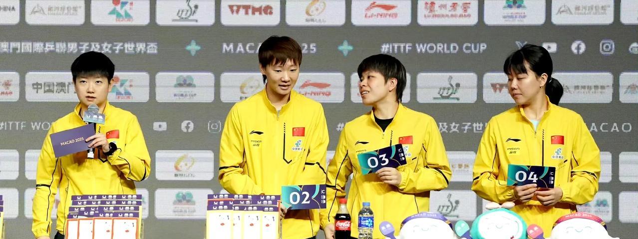 女乒大战，2025多哈世乒赛完整签表公布【1/8区】孙颖莎、露西娅·扎拉拉