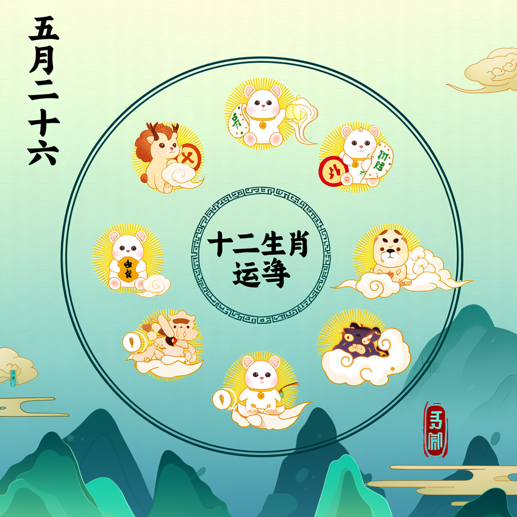 5月26日，十二生肖运势揭秘，快来看看你的运气如何！