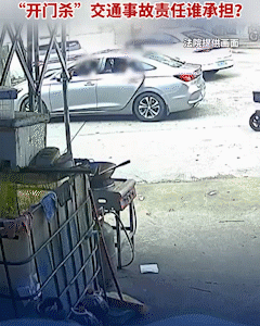 简单的一个开车门动作，价值270万！。近日，厦门一辆小车临时停靠在路边，车上