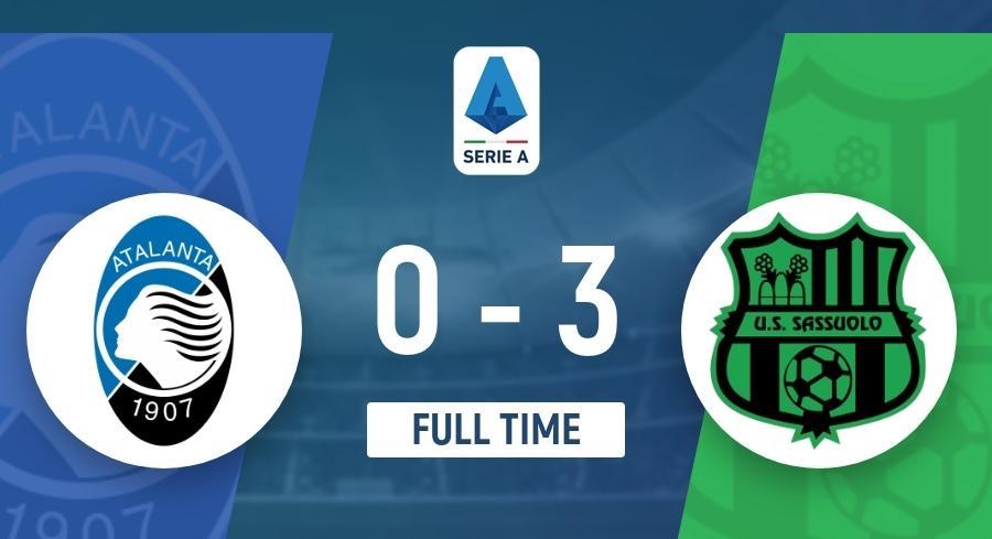 主场惨败、黯然下课意甲第11轮，亚特兰大主场0-3完败于升班马萨索洛遭遇联赛七