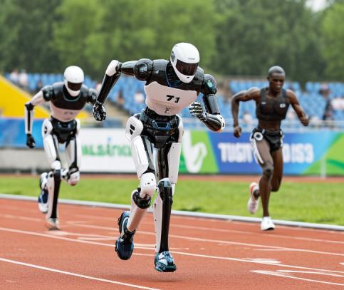 宇树科技H1人形机器人跑崩了……2026年4月19日北京亦庄人形机器人半程马拉