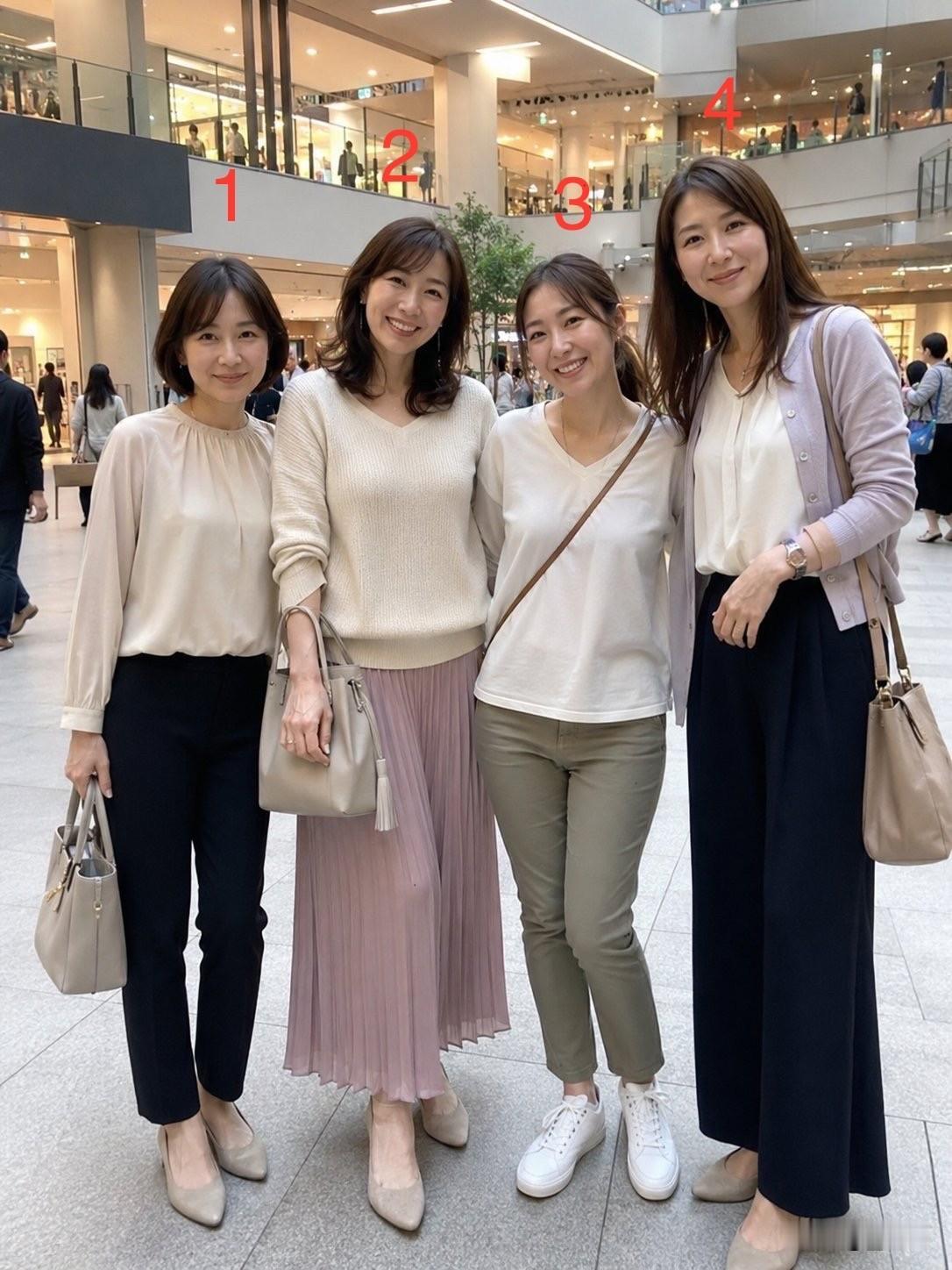不要彩礼，四位40+单身女士，你第一眼会选几号？