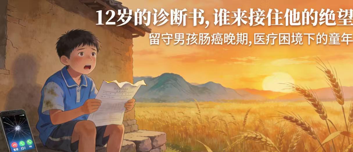 痛心！12岁留守娃确诊肠癌晚期，医生痛诉：这种“爱”是喂出来的病谁能想到，一个