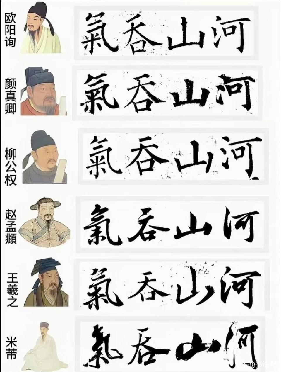 大家喜欢谁的书法作品[狗头]