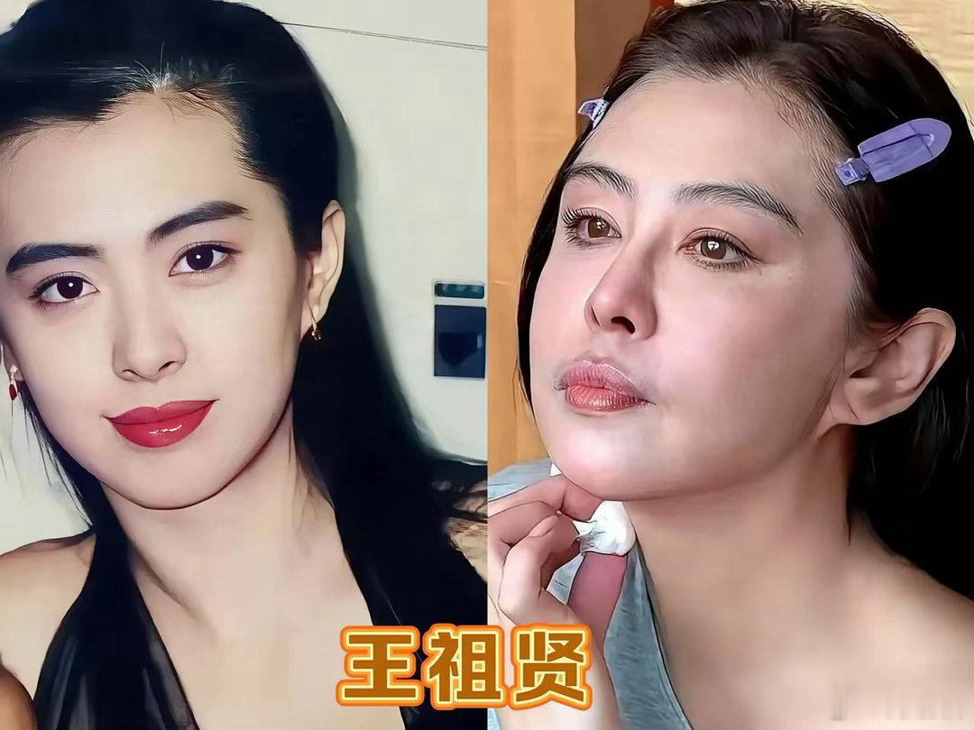 不敢相信，这是57岁的王祖贤！年轻时的她，眉眼惊艳，是一代人心中的白月光。息影多