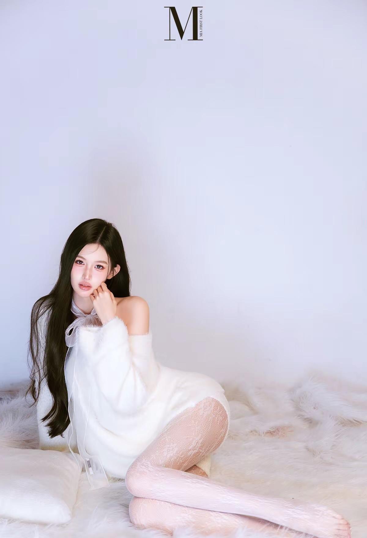 温柔软糯少女感☁️韩系纯欲写真。韩系写真纯欲写真居家少女写真少女感写真