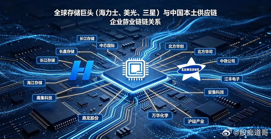 存储三大巨头全产业链国内对应企业梳理｜干货收藏做存储芯片、HBM、半导体产业链的